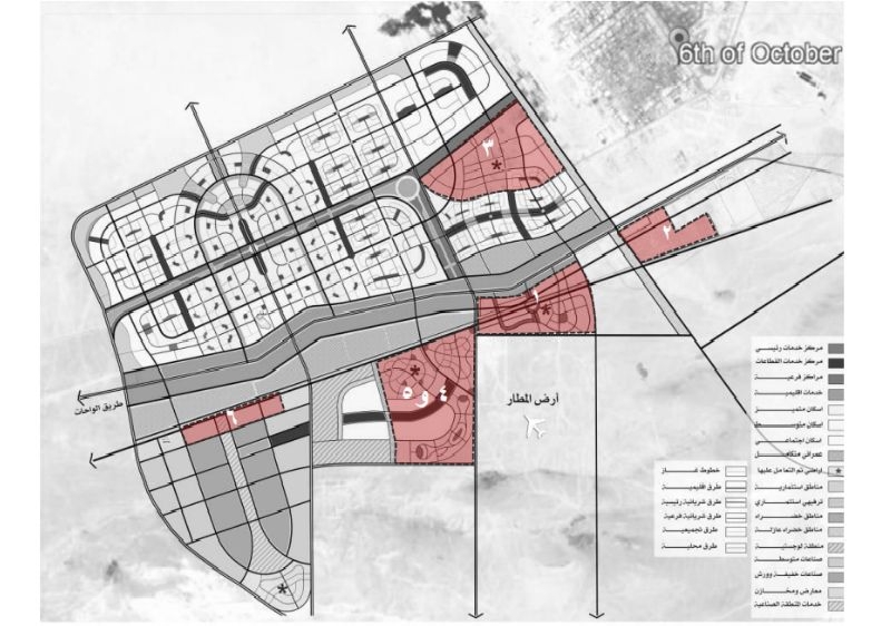مخطط مدينة اكتوبر الجديدة 
