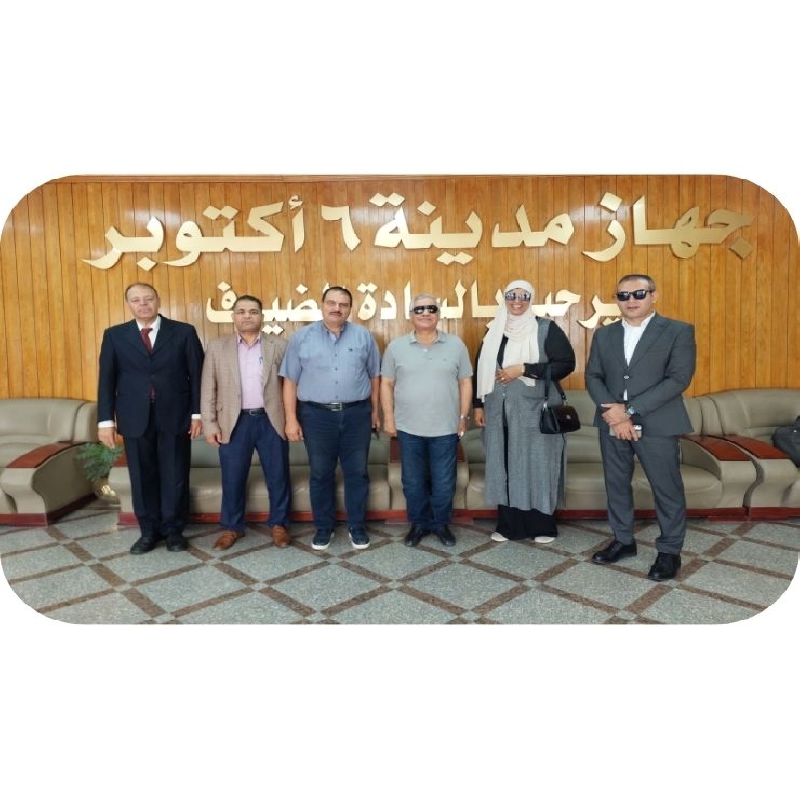 زيارة لجهاز مدينة السادس من اكتوبر