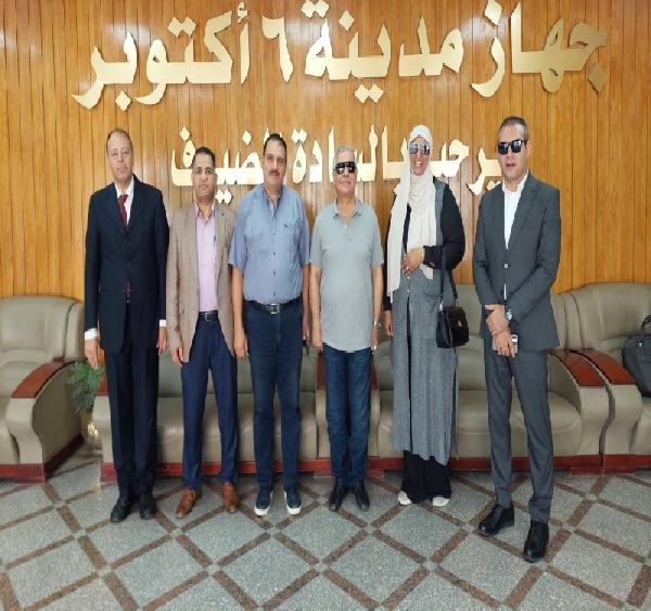 زيارة لجهاز مدينة السادس من اكتوبر